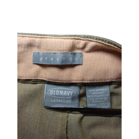 Old Navy Womens Casual High rise Front Split Stretch Maxi Skirt Tan Size 10 - Picture 10 of 10